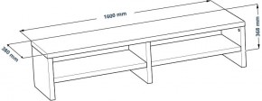 ТВ-тумба Энкель ТВ16, тамбурат, цвет дуб беленый в Копейске - kopejsk.mebel24.online | фото 3