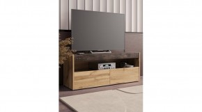 ВЕГАС Тумба ТВ (Дуб Вотан/Ателье темный​​​​​​​) в Копейске - kopejsk.mebel24.online | фото