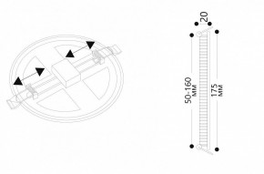 Встраиваемый светильник Arte Lamp Mesura A7974PL-1WH в Копейске - kopejsk.mebel24.online | фото 5