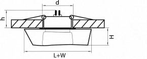 Встраиваемый светильник Lightstar Flutto 006430 в Копейске - kopejsk.mebel24.online | фото 3